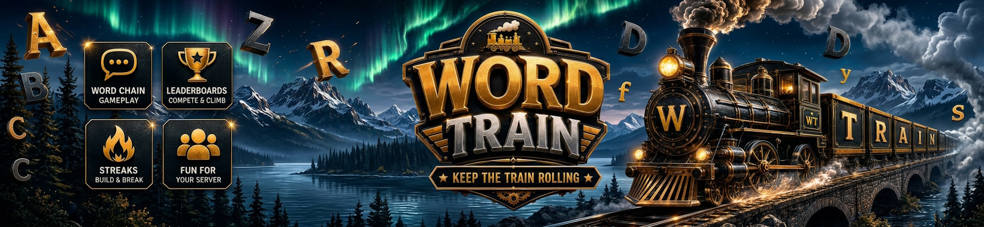 Word Train Banner